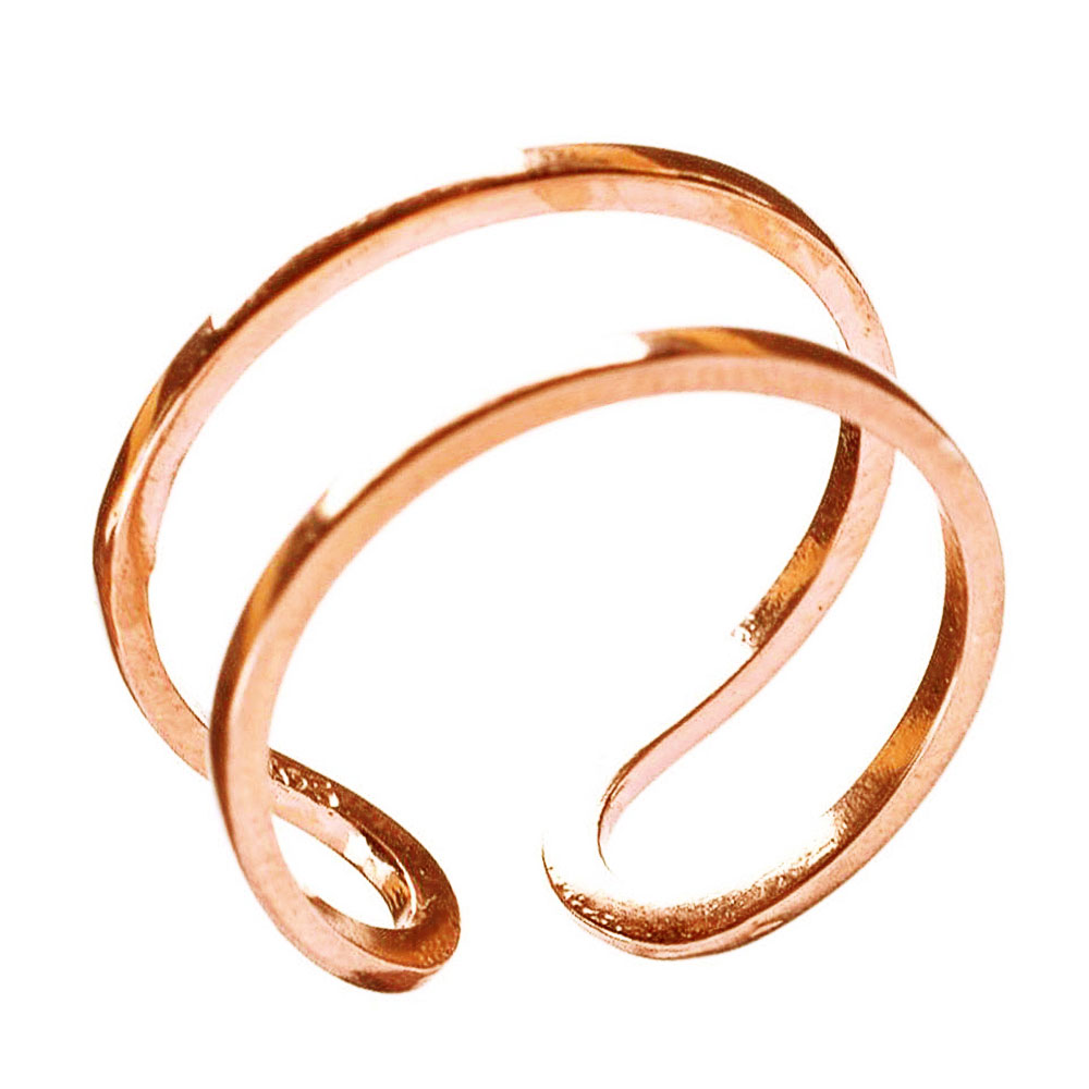 Δαχτυλίδι Chevallier Ροζ Επιχρυσωμένο 925 Νο52 κ14 Gatsa κωδ ΔΑ5981