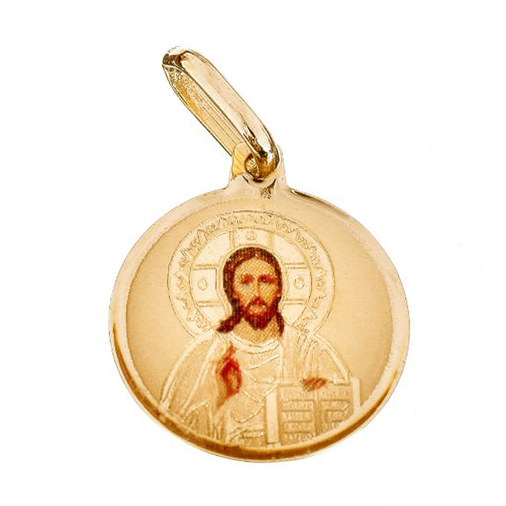 Φυλακτό Χριστός Κίτρινο Χρυσό χωρίς αλυσίδα κ14 Gatsa κωδ ΦΥ1295