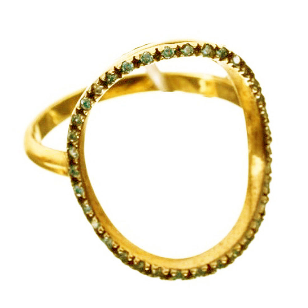 Δαχτυλίδι Chevallier Κίτρινο Χρυσό με Ζιργκόν σιέλ κ9 Νο 52,Gatsa κωδ ΔΑ5830