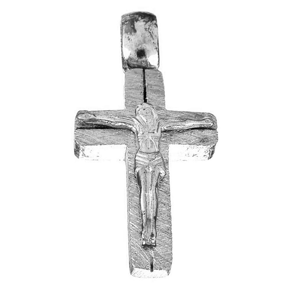 Σταυρός Ασημένιος 925 με εσταυρωμένο χωρίς αλυσίδα 3cm ύψος Gatsa κωδ ΣΤ0475