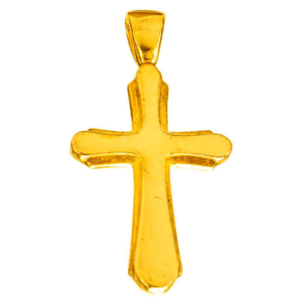 Σταυρός Επίχρυσος Κίτρινος Λουστρέ 2,3cm 925 χωρίς αλυσίδα Gatsa κωδ ΣΤ0464