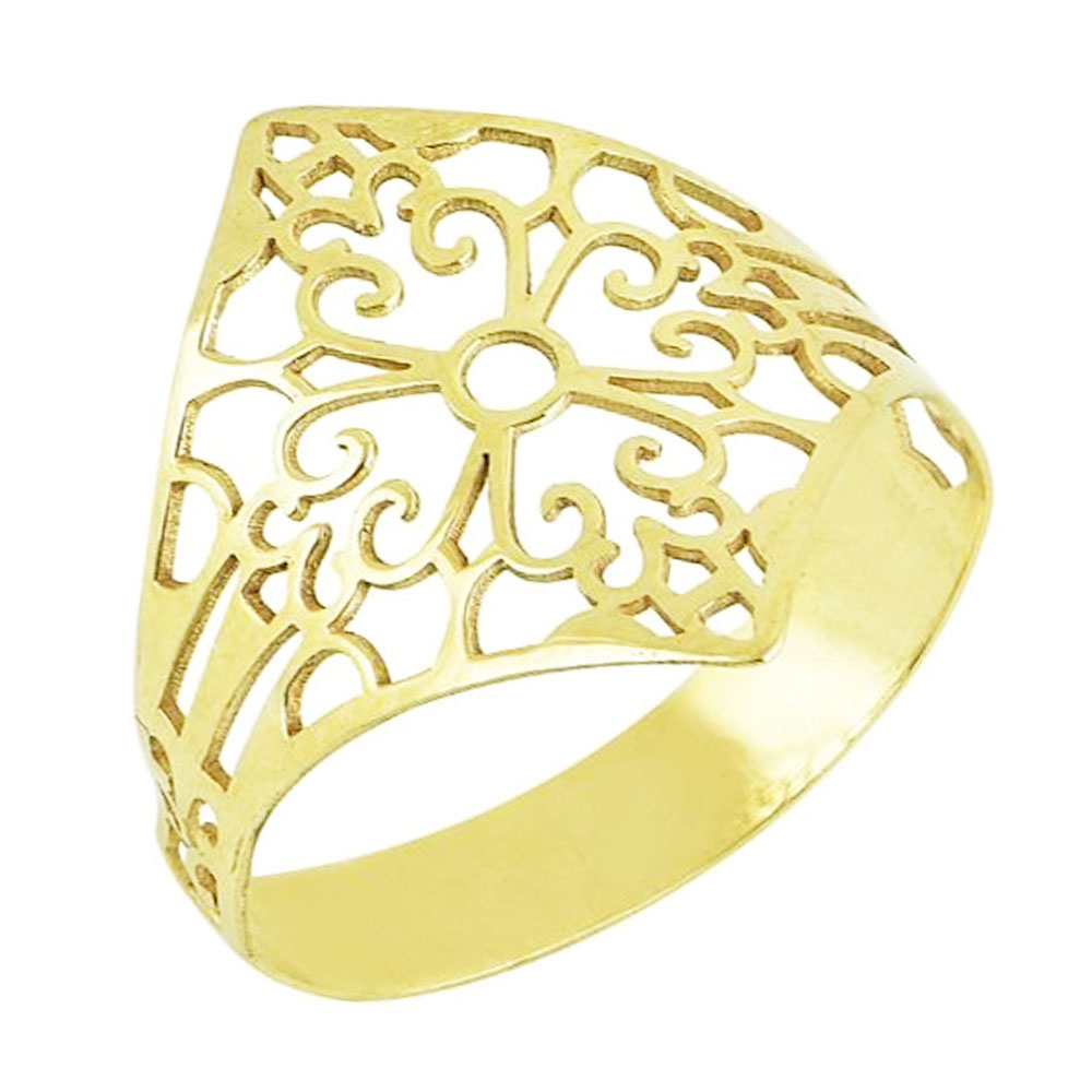 Δακτυλίδι Κίτρινο Χρυσό κ14 Νο54,Filva κωδ 038711