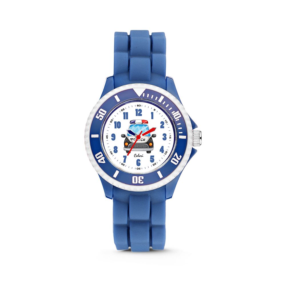 Ρολόι Παιδικό με Μπλε λουρί, Colori , κωδ.CLK086