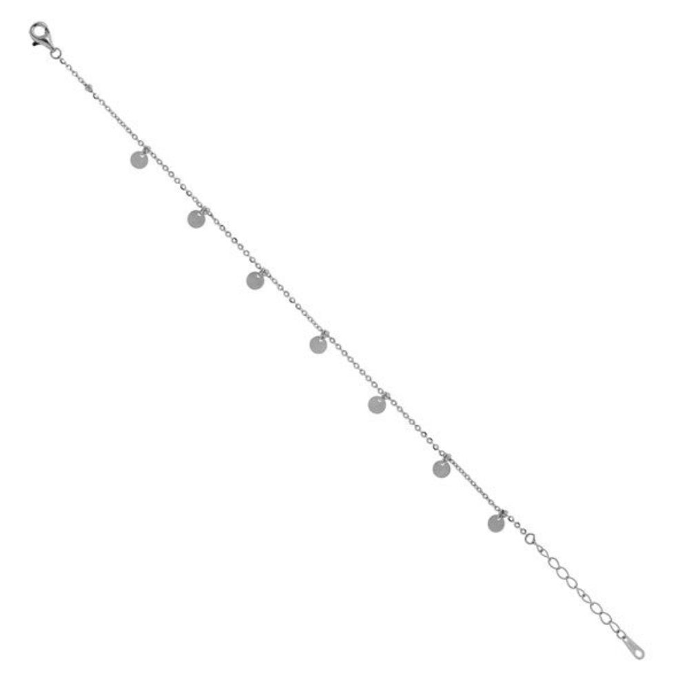 Αλυσίδα Ποδιού Ασημένιο 925 με 9 κυκλάκια PRINCE κωδ 9D-AN024-1