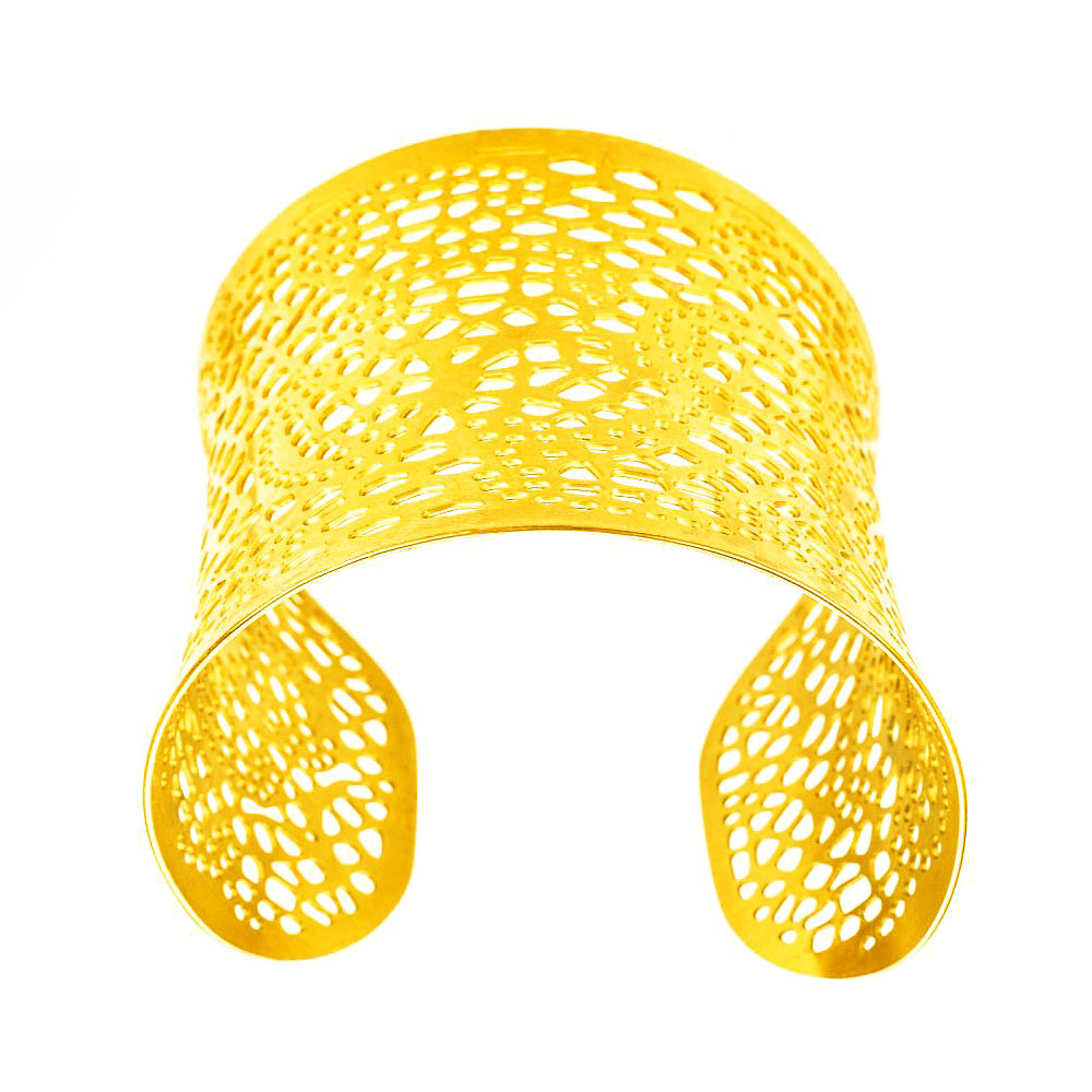 Ατσάλινη Χειροπέδα σε Κίτρινο Χρώμα Gatsa 0417