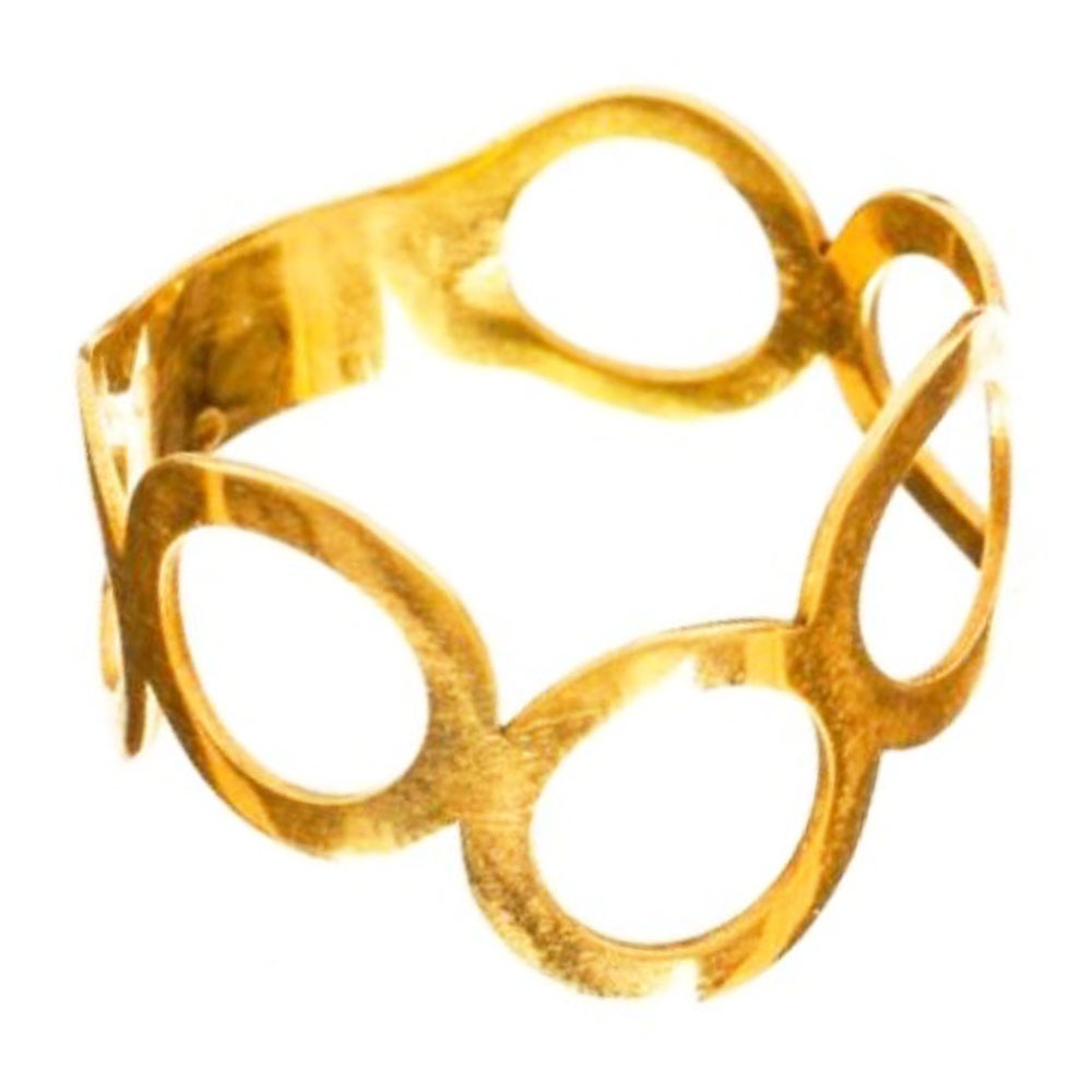 Δακτυλίδι Γυναικείο σε Κίτρινο Χρυσό κ14 Ν53 Gatsa ΔΤ0527