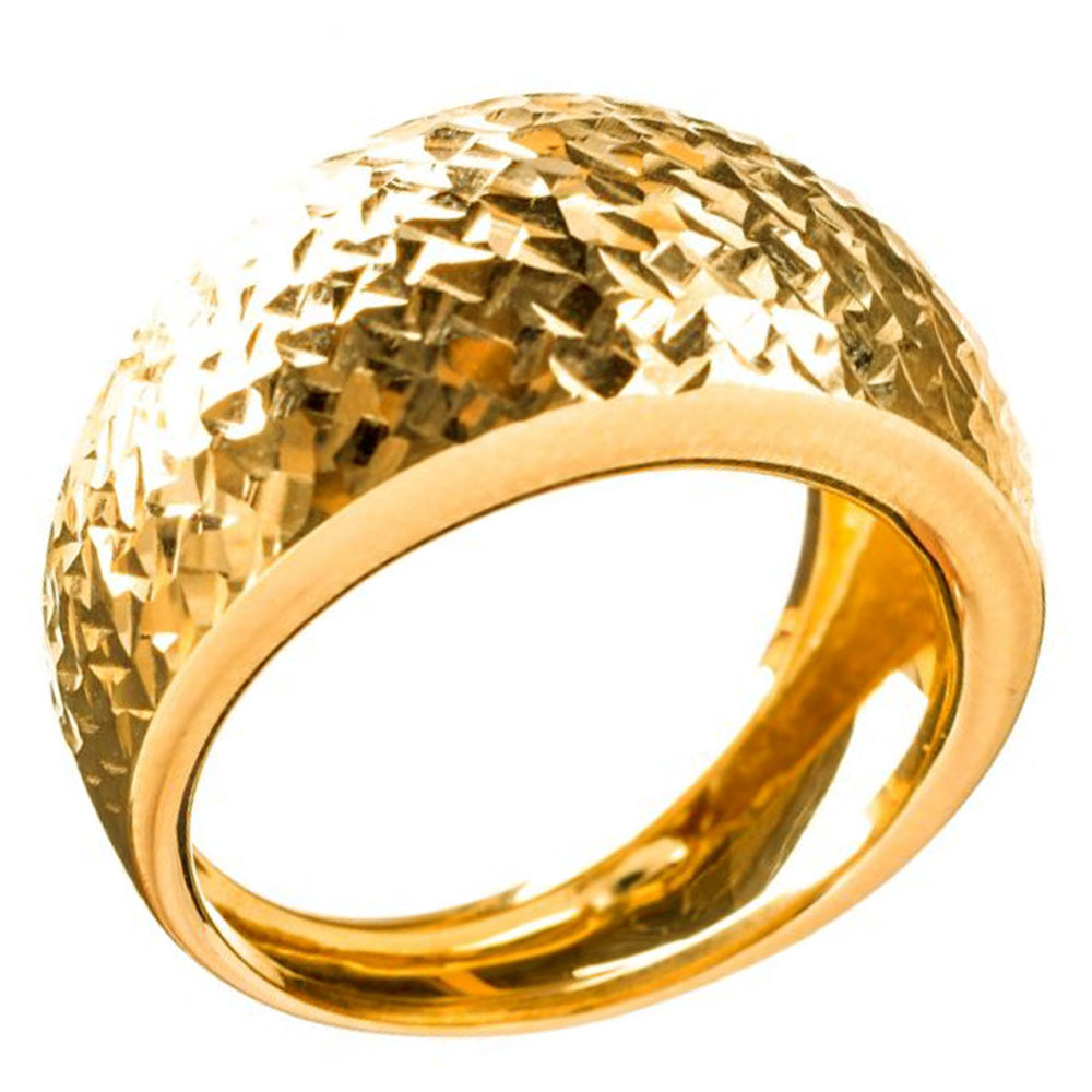 Δακτυλίδι σε Κίτρινο Χρυσό κ14 Σφυρύλατο Ν54 Gatsa ΔΤ0695