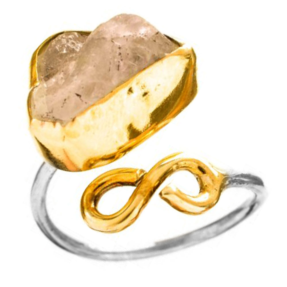 Δακτυλίδι Επίχρυσο 925 με ορυκτή πέτρα Gatsa κωδ ΔΤ1001