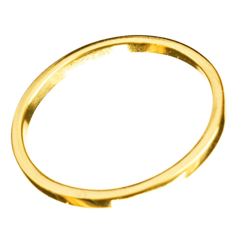 Δακτυλίδι Βεράκι Επίχρυσο Κίτρινο 925 Νο52 Gatsa κωδ ΔΑ1562