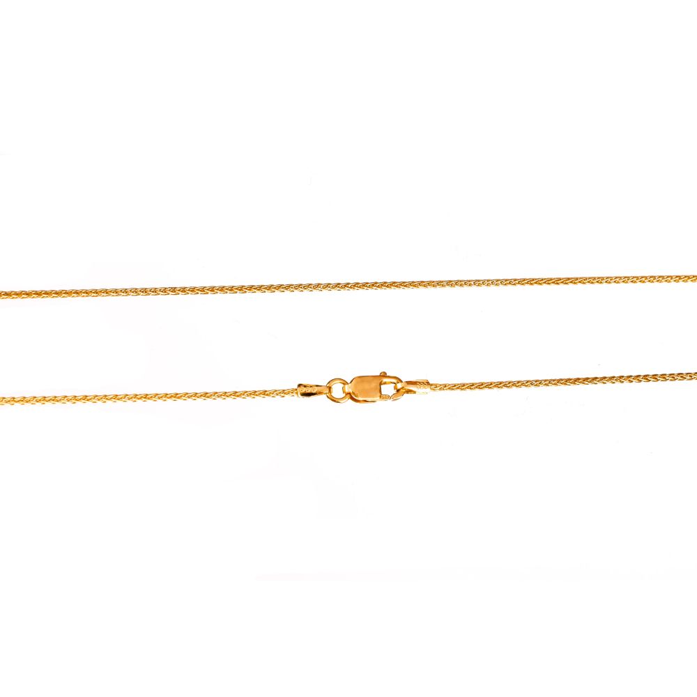 Αλυσίδα Λαιμού Χρυσή Κίτρινη με μήκος 50cm κ14 Gatsa κωδ ΑΛ1977