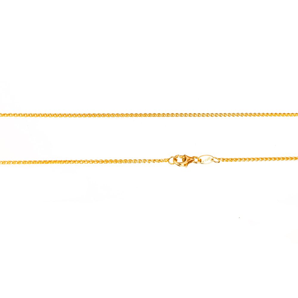 Αλυσίδα Λαιμού Χρυσή Κίτρινη με μήκος 46cm κ14 Gatsa κωδ ΑΛ1979