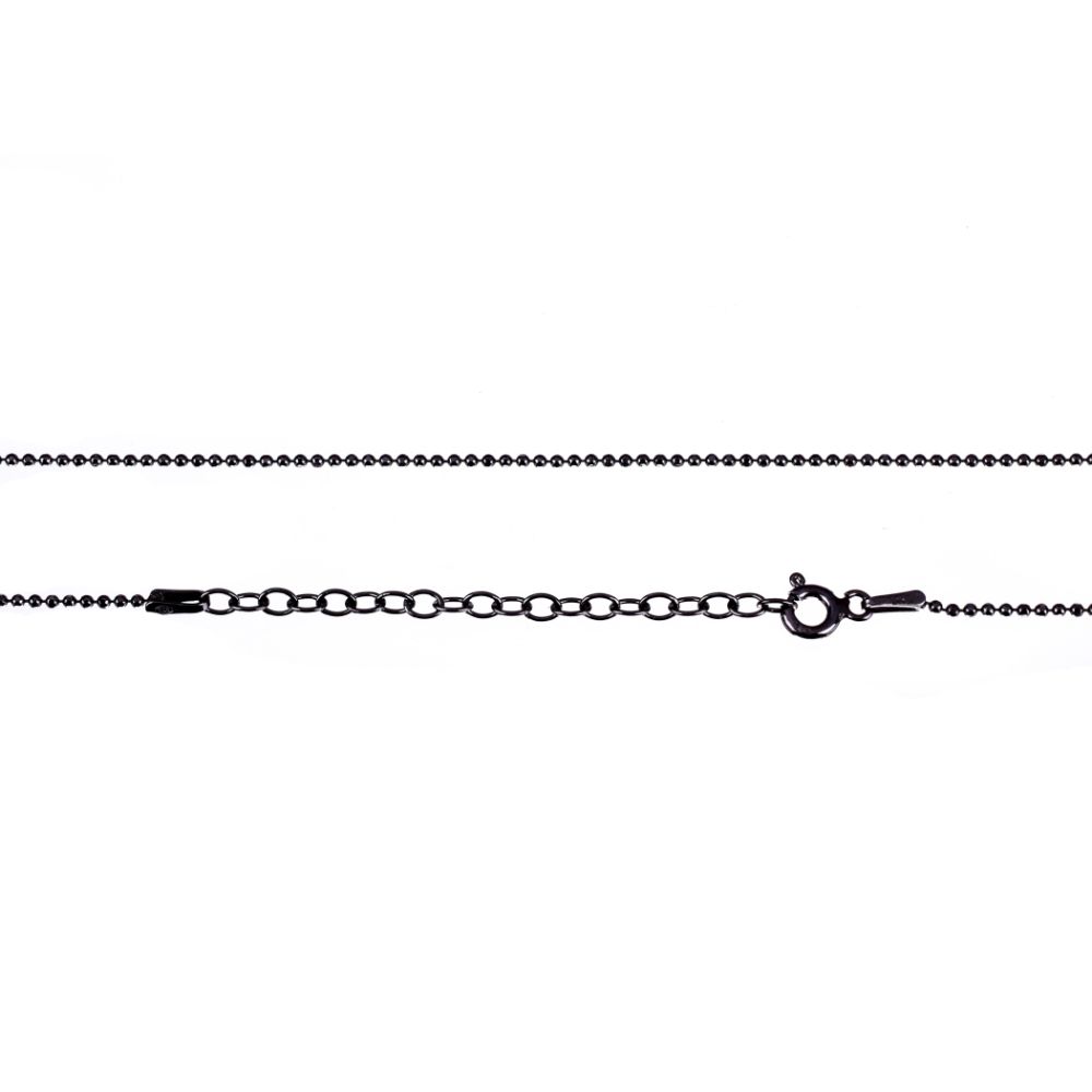 Αλυσίδα Λαιμού Μαύρη Ατσάλινη με μήκος 50cm Gatsa κωδ ΑΛ1986