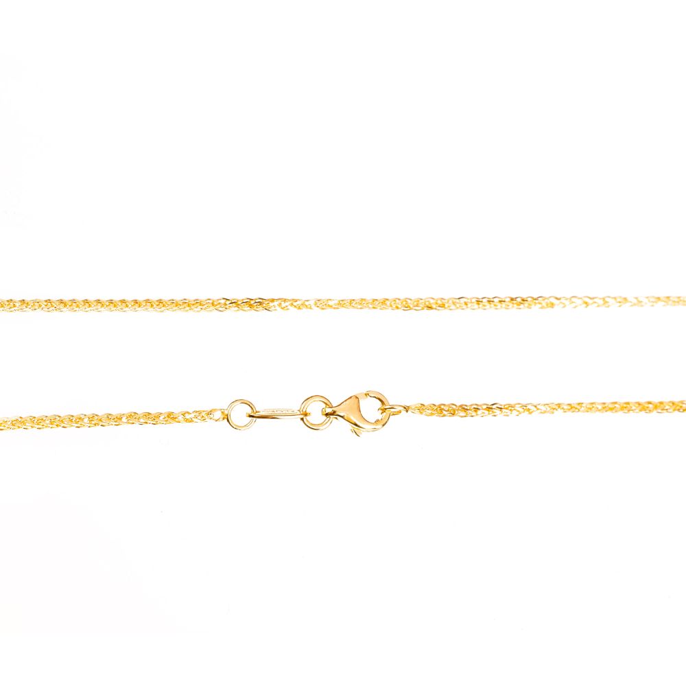 Αλυσίδα Λαιμού Χρυσή Κίτρινη με μήκος 40cm κ14 AL’ORO κωδ ΑΛ1992