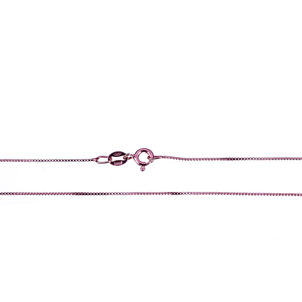 Αλυσίδα Λαιμού Επίχρυση Ροζ 925 με μήκος 45cm Gatsa κωδ ΑΛ2009
