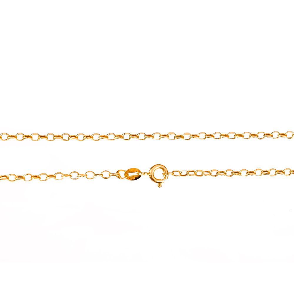 Αλυσίδα Λαιμού Χρυσή Κίτρινη με μήκος 44cm κ14 Gatsa κωδ ΑΛ2019