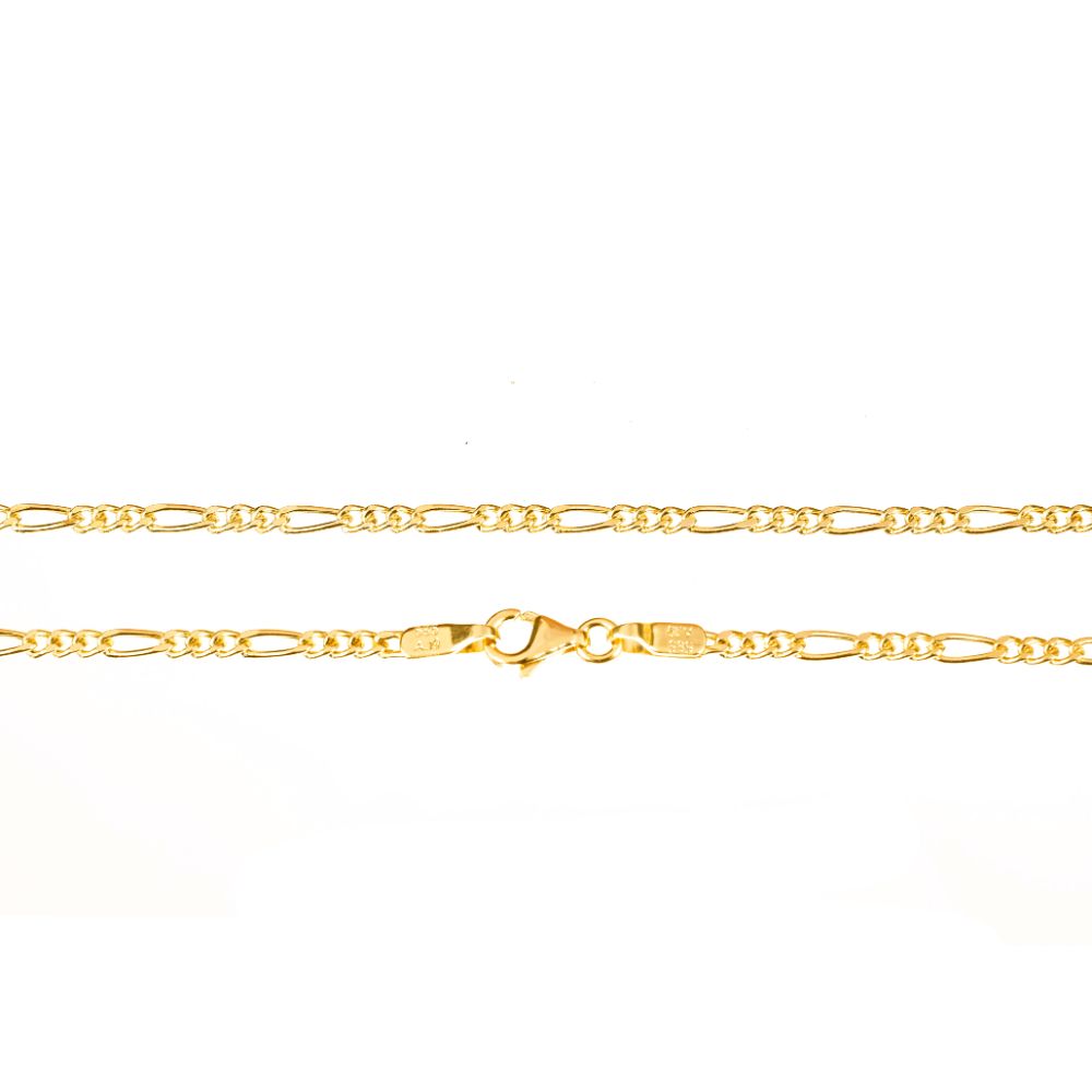 Αλυσίδα Λαιμού Κίτρινη Χρυσή κ14 με μήκος 50cm και πάχος 0,2mm Gatsa κωδ ΑΛ2038
