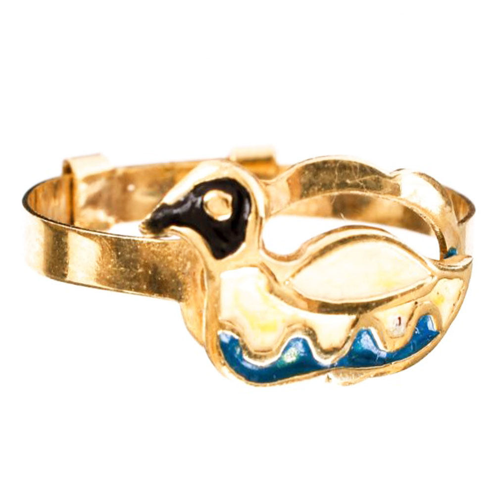 Δαχτυλίδι Παιδικό Κίτρινο Χρυσό “Πάπια” κ14 Gatsa κωδ ΔΤ4595
