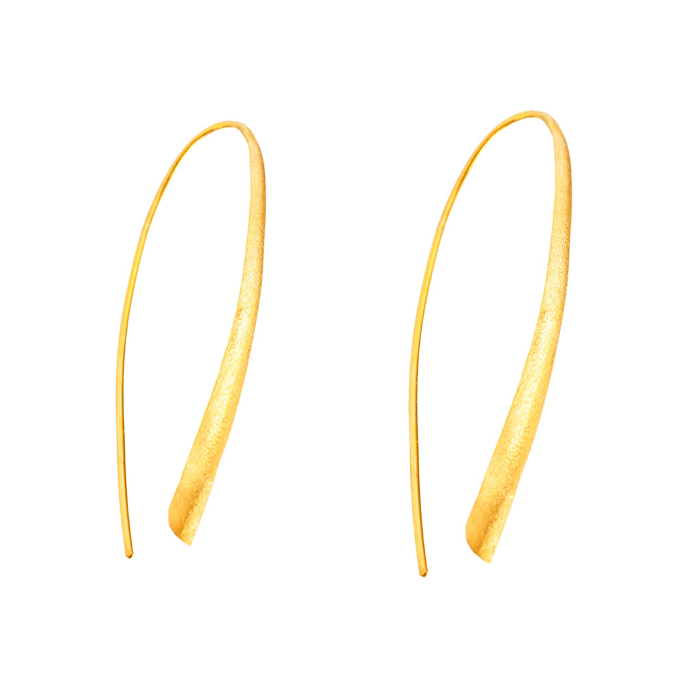 Σκουλαρίκια Κρεμαστά Χειροποίητα σε Κίτρινο Χρώμα κ14 Gatsa κωδ ΣΚ4721