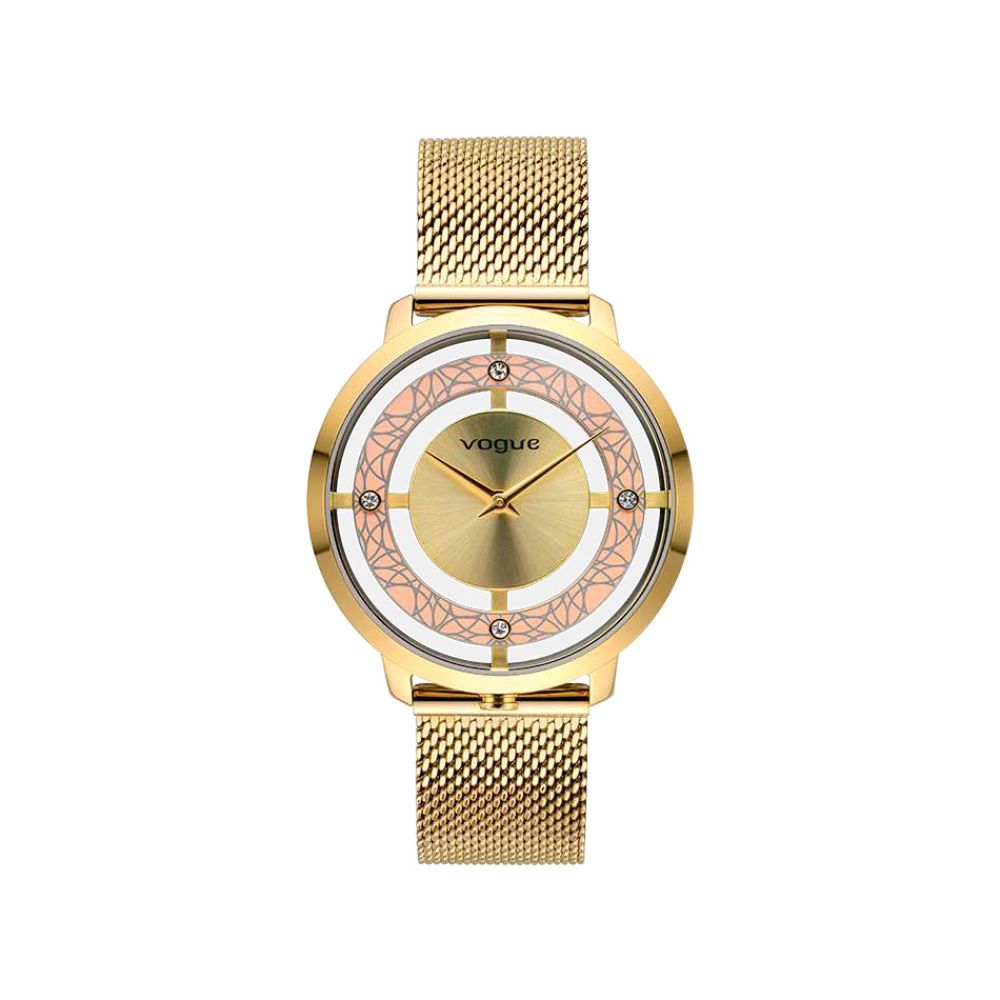 Ρολόι Γυναικείο Gold Stainless Steel 2020610741 Vogue
