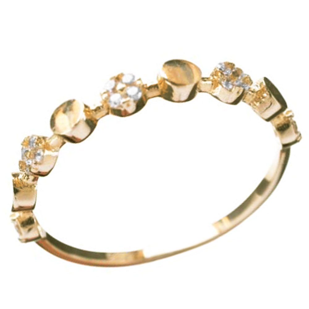 Δακτυλίδι Γυναικείο Σειρέ σε Κίτρινο Χρυσό κ14 Ν56 Gatsa Δ3573