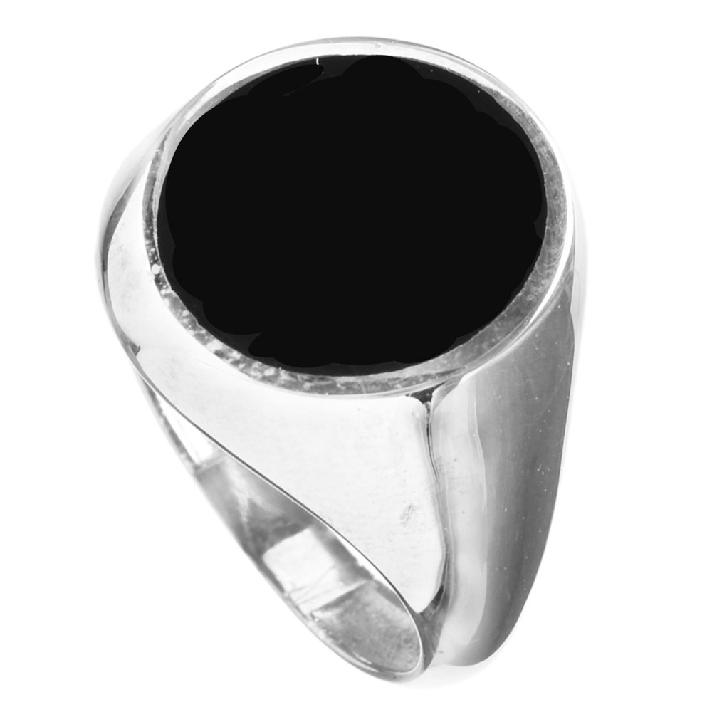 Δακτυλίδι Ανδρικό με όνυχα μαύρο Ασημένιο Ν62 Gatsa 3700