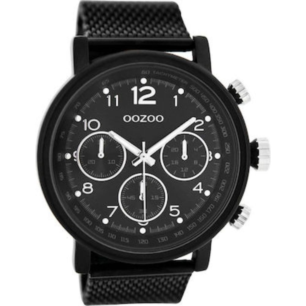 Ρολόι Ανδρικό Black Bracelet Oozoo C10262