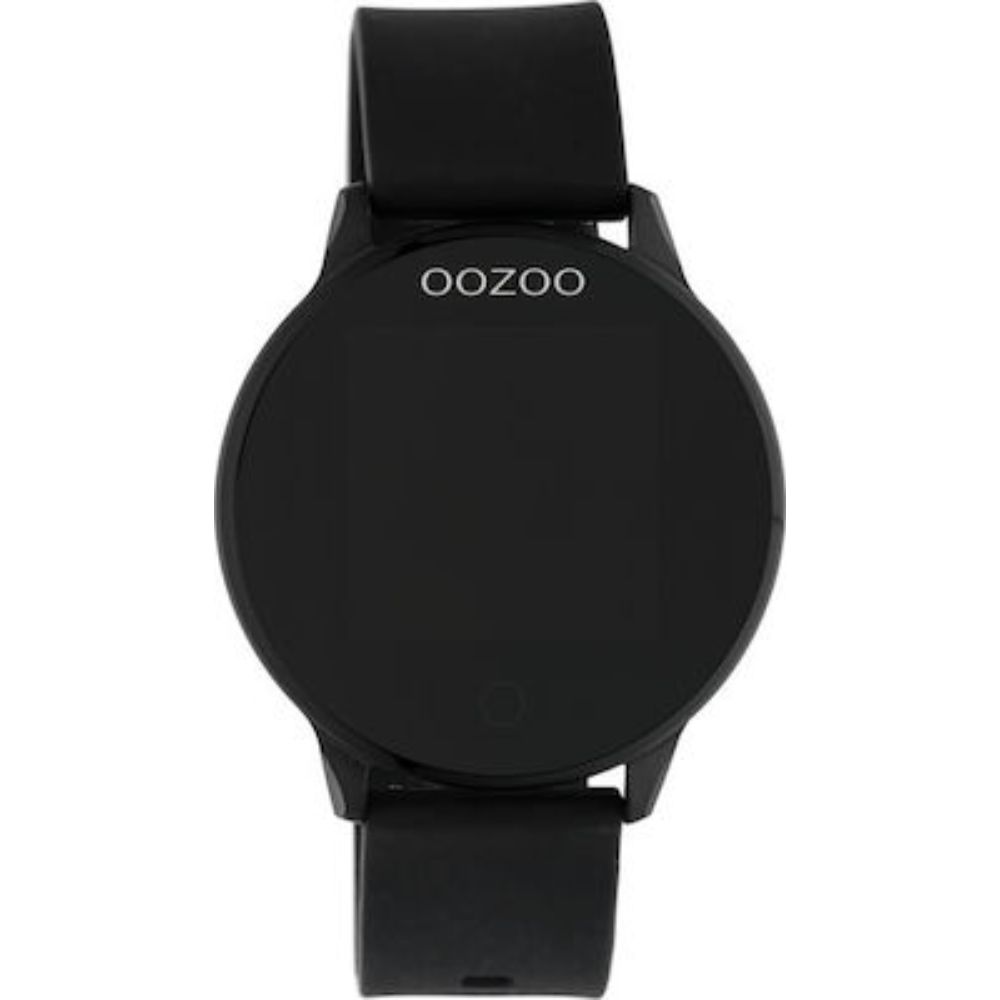 Ρολόι Unisex Smartwatch Black Rubber Strap Oozoo κωδ Q00115