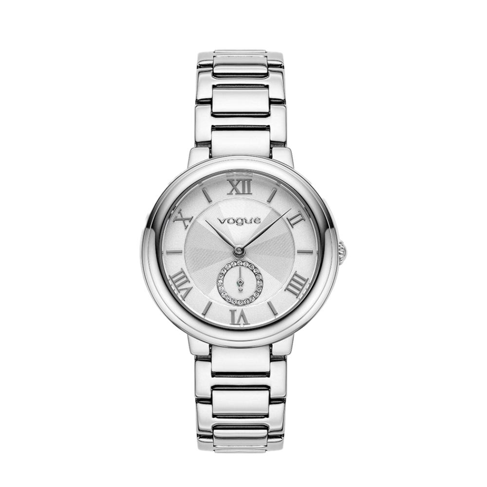 Ρολόι Γυναικείο Ασημί Stainless Steel Bracelet Vogue 2020613981