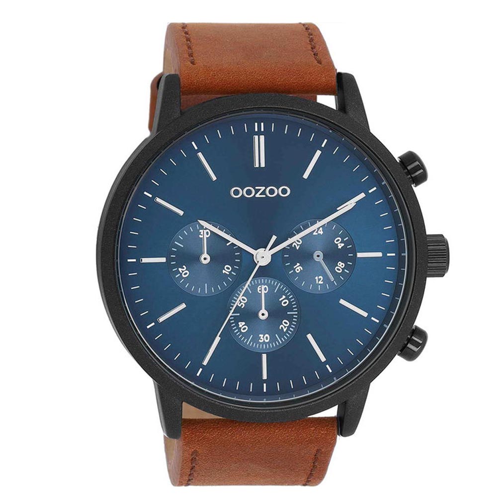 Ρολόι Ανδρικό Brown Strap Oozoo c11202